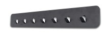 Garderobenleiste >Tilly 3< 7 Haken, anthrazit, Metall - 70x10x3cm (BxHxT)
