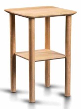 Beistelltisch >Dill 2< in Wildeiche , Massivholz -...