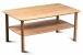 Couchtisch >Dill 2< in Wildeiche, Massivholz - 100x45x60cm (BxHxT)