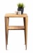 Beistelltisch >Bell 1< in Wildeiche, Massivholz - 40x60x40cm (BxHxT)