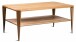 Couchtisch >Bell 2< in Wildeiche, Massivholz - 100x45x60cm (BxHxT)