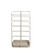 Schirmständer >59128< in grau (Kaschmirgrau), Metall - 28x50x20cm (BxHxT)