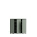 Schuhkommode >ALICE SPRINGS< 8 Böden, push to open, in Salbei - 109,2x99,1x34,9cm (BxHxT)