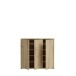 Schuhschrank >ALICE SPRINGS< 8 Böden, push to open, Artisan Eiche Dekor - 109,2x99,1x34,9cm (BxHxT)