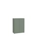 Schuhkommode >ALICE SPRINGS< 4 Böden, push to open, in Salbei - 74,5x99,1x34,9cm (BxHxT)