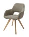 Schalenstuhl >ASELLA< in cappuccino - 56x86x64 (BxHxT)
