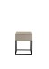Nachtkommode >Marle< 1 Schublade, Farbe Kaschmir, Holzwerkstoff - 40x52x38,5cm (BxHxT)