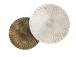 Beistelltisch >1127< (2er Set) in Silber / Gold, Aluminiumguss - 54x45cm (HxD)