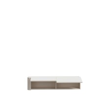Hängeschrank >BREATHTAKER< 2 Klappen, 2 Fächer, Sandfarbig - 128,6x30,1x34cm (BxHxT)