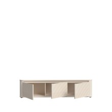 Lowboard >BREATHTAKER< 3 Türen, in Sandfarbig - 168x41,5x41,3cm (BxHxT)