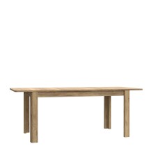 Kulissen-Esstisch >BREATHTAKER< ausziehbar 206,6cm, Mauvella Eiche Dekor - 160/206,6x72,7x90,4 (BxHxT)
