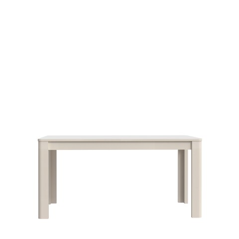 Kulissen-Esstisch >BREATHTAKER< ausziehbar bis 206,6cm, sandfarbig - 160/206,6x72,7x90,4cm (BxHxT)