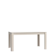Kulissen-Esstisch >BREATHTAKER< ausziehbar bis 206,6cm, sandfarbig - 160/206,6x72,7x90,4cm (BxHxT)