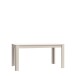 Kulissen-Esstisch >BREATHTAKER< ausziehbar bis 206,6cm, sandfarbig - 160/206,6x72,7x90,4cm (BxHxT)