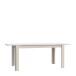Kulissen-Esstisch >BREATHTAKER< ausziehbar bis 206,6cm, sandfarbig - 160/206,6x72,7x90,4cm (BxHxT)