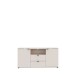 TV-Schrank >GANYMEDE< 2 Türem, 2 Schübe, sandfarbig - 129,8x63,1x41,3cm (BxHxT)