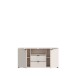 TV-Schrank >GANYMEDE< 2 Türem, 2 Schübe, sandfarbig - 129,8x63,1x41,3cm (BxHxT)