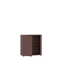 Kommode >GANYMEDE< 2 Türen, 1 Boden, terrakottafarbig - 80,1x82,3x34,1cm (BxHxT)