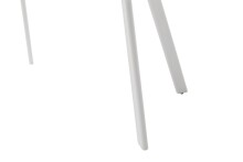 Kulissen-Esstisch >PARENZO< ausziehbar 180cm, weiß marmoriert, Keramik - 140/180x76x90cm (BxHxT)