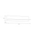 Wandboard >ATTENTION< in Riviera Eiche / Weiß Gloss - 140x29x24cm (BxHxT)