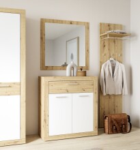 Garderobenspiegel >BACCIO< Spiegel / Artisan Eiche...