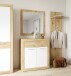 Garderobenspiegel >BACCIO< Spiegel / Artisan Eiche Dekor umrandet - 83x88x1,8cm (BxHxT)