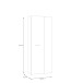 Schuhschrank >NET306< 5 Böden, schwarz - 68,7x181,1x36,5cm (BxHxT)