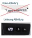 Schreibtisch >e-desk< in Eiche/weiß- 160x72x80 (B/H/T) elektrisch verstellbar