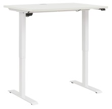 Schreibtisch >e-desk< in weiß- 150x72x72 (B/H/T) elektrisch verstellbar