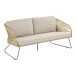 Gartenlounge-Set >Novella< (5-teilig) Sandfarbig-beige, 2-Sitzer, 2x Sessel, 2 Couchtische