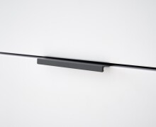 Hochschrank >Denver< 2 Türen, 1 Schublade, weiß / evoke eiche dekor - 38x195x32cm (BxHxT)
