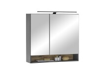 Badezimmerspiegelschrank >Denver<  LED, Steckdose,...