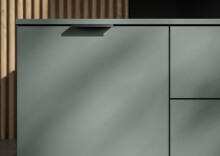 Sideboard >Linz< 2 Türen, 4 Schübe, in Salbei - 180x90x40cm (BxHxT)
