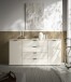 Sideboard >Linz< 2 Türen, 4 Schübe, in Kaschmir - 180x90x40cm (BxHxT)
