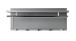 Wandgarderobe >55156< 5 Haken, 1 Stange, in verchromt / grau - 75x30x26 (BxHxT)