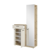 Kompaktgarderobe >Malaga< Türen, 1 Schub,...