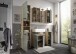 Hängeschrank >Vista< 1 Tür, 1 Boden, schilfgrün / viking oak Dekor - 34x70x23cm (BxHxT)