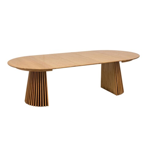 Kulissen-Esstisch >Osaka< ausziehbar bis 240cm, Eiche furniert - 120/160/200/240x75cm (DxBxH)