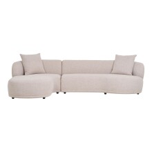 Ecksofa >Kingston< 2 Kissen, organische Form, in...