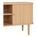 Lowboard >Nikko< 2 Lammelen-Türen, 2 Fächer, eichefarbig - 113x51,5x40 (BxHxT)