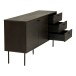 Sideboard >Kyoto< 2 Türen, 3 Schübe, in Eiche furniert "geräuchert" - 150x74x40 (BxHxT)