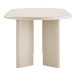 Esstisch >Nagano< ovale Form, in Beige-grau, MDF - 100x75x220cm (BxHxT)