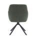 Armlehnstuhl >Avola< (2er-Set) Federkern, Drehfunktion, in Waldgrün - 57x87x65 (BxHxT)