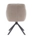 Armlehnstuhl >Avola< (2er-Set) Federkern, Drehfunktion, leinen-beige - 57x87x65 (BxHxT)