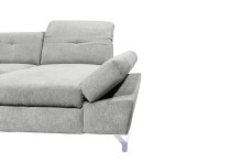 Wohnlandschaft >MELFI< Schlaffunktion, Stauraum, Bezug schlammfarbig - 350x73x245 (BxHxT)