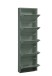 Schuhkipper >Bert< 5 Klappen, 10 paar Schuhe, in salbei, Metall - 51x170x16cm (BxHxT)