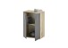 Kommode >BC 1040< 2 Türen, 1 Boden, viking oak Dekor / grau - 60x83x35cm (BxHxT)
