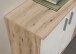 Sideboard >BC 1040< 2 Türen, 4 Schubladen, eiche rustica Dekor/ weiß - 120x83x35cm (BxHxT)