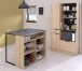 Buffet >Fumay 2< (2-teilig) Buffet 100x186x45cm, Theke 109x90x80cm, Eiche Dekor