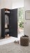 Garderobenschrank >Fynn< in Anthrazit / Artisan Eiche Dekor - 60x199x38 (BxHxT)